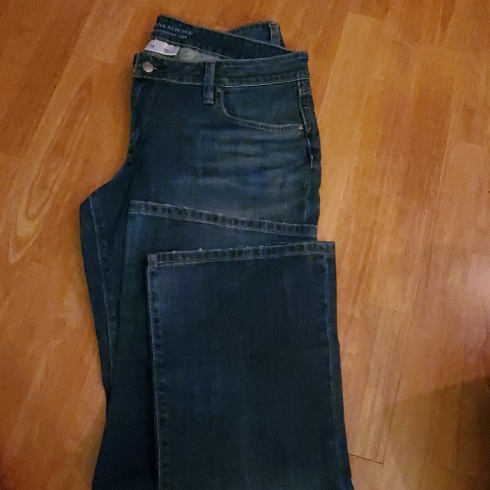 NWT Banana Republic Boot Cut Jean's 14 - Picture 4 of 4
